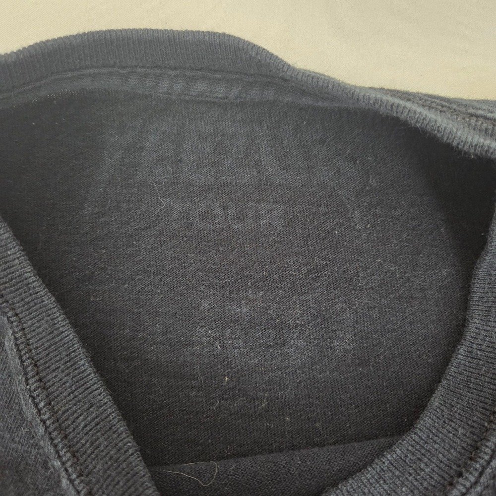 Yeezus Tour T-Shirt Grim Reaper Rose Size S Graphic Black Concert Merch Holes - Picture 7 of 11